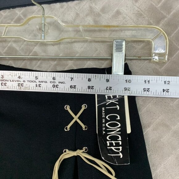 Next Concept Girls 5 Skort Black Short Mini Vintage Y2K Stretch Pull On - Picture 9 of 16